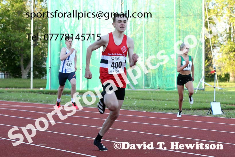 200 metres, 2021 North East Grand Prix No. 2, Monkton, Wednesday, May 19th. Photo: David T. Hewitson/Sports for All Pics